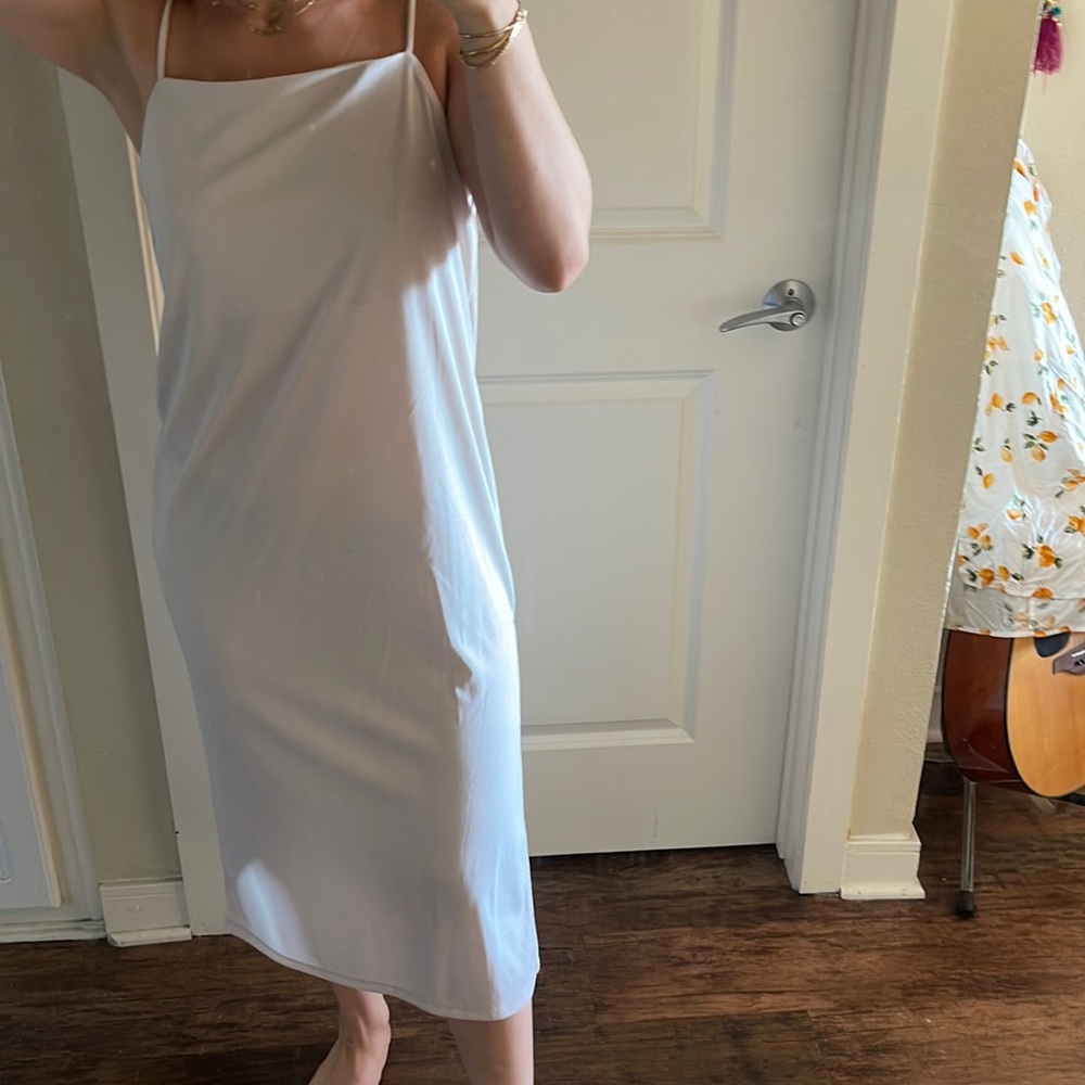 H&M right slit maxi dress